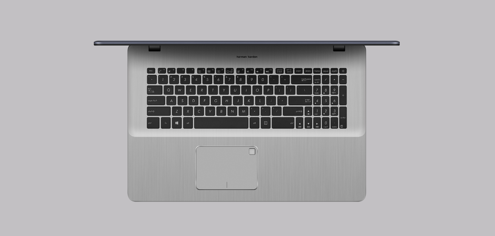 полноразмерная клавиатура у ASUS VivoBook Pro 17 N705UD