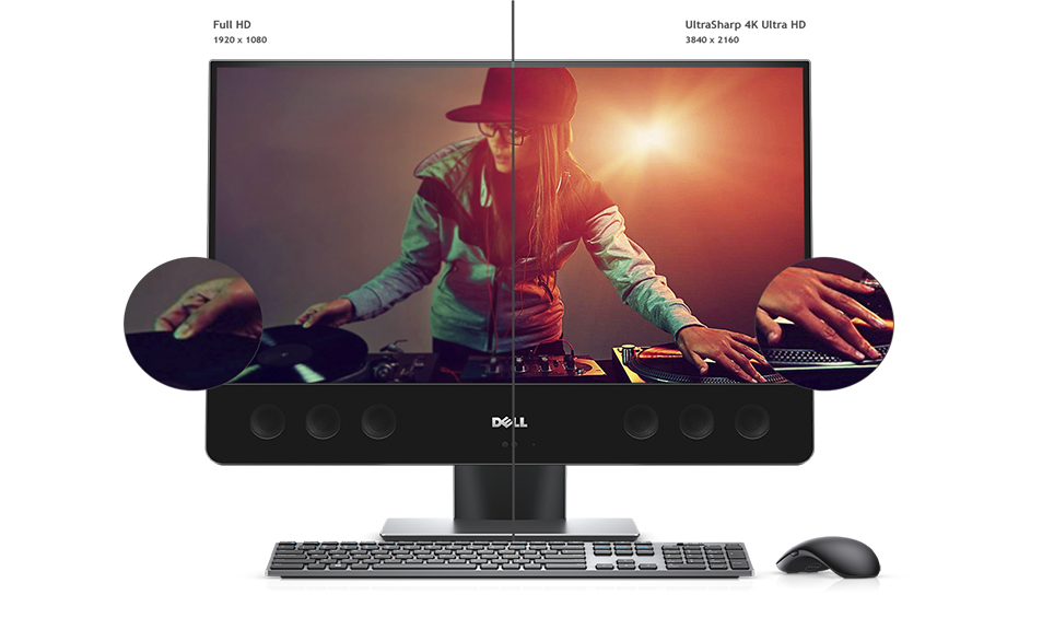 моноблок Dell XPS 7760 4k экран