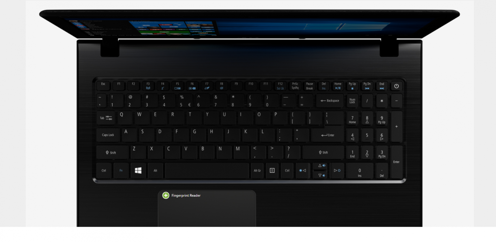 удобная клавиатура лэптопа Acer P259-G2-MG 