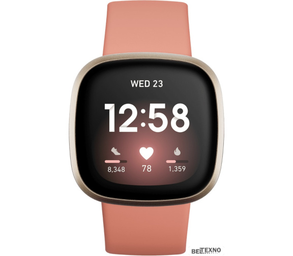             Умные часы Fitbit Versa 3 (золотистый/розовый)        