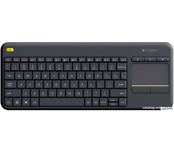             Клавиатура Logitech Wireless Touch Keyboard K400 Plus Black (920-007147)        