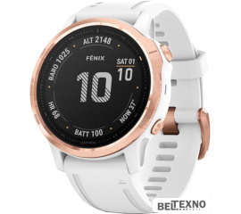             Умные часы Garmin Fenix 6s Pro (розовое золото/белый)        