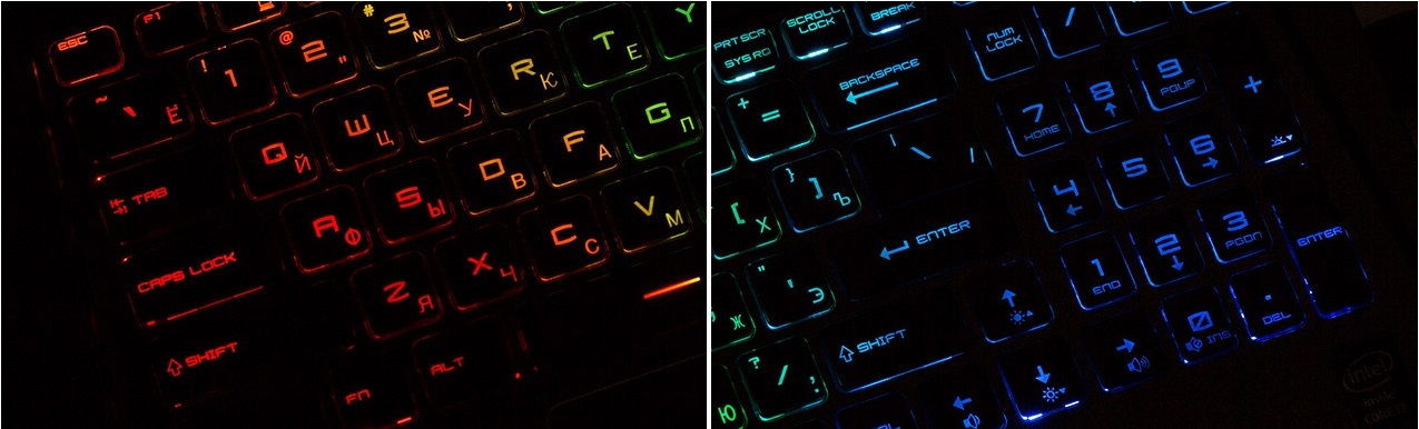 MSI GS60 клавиатура и подсветка