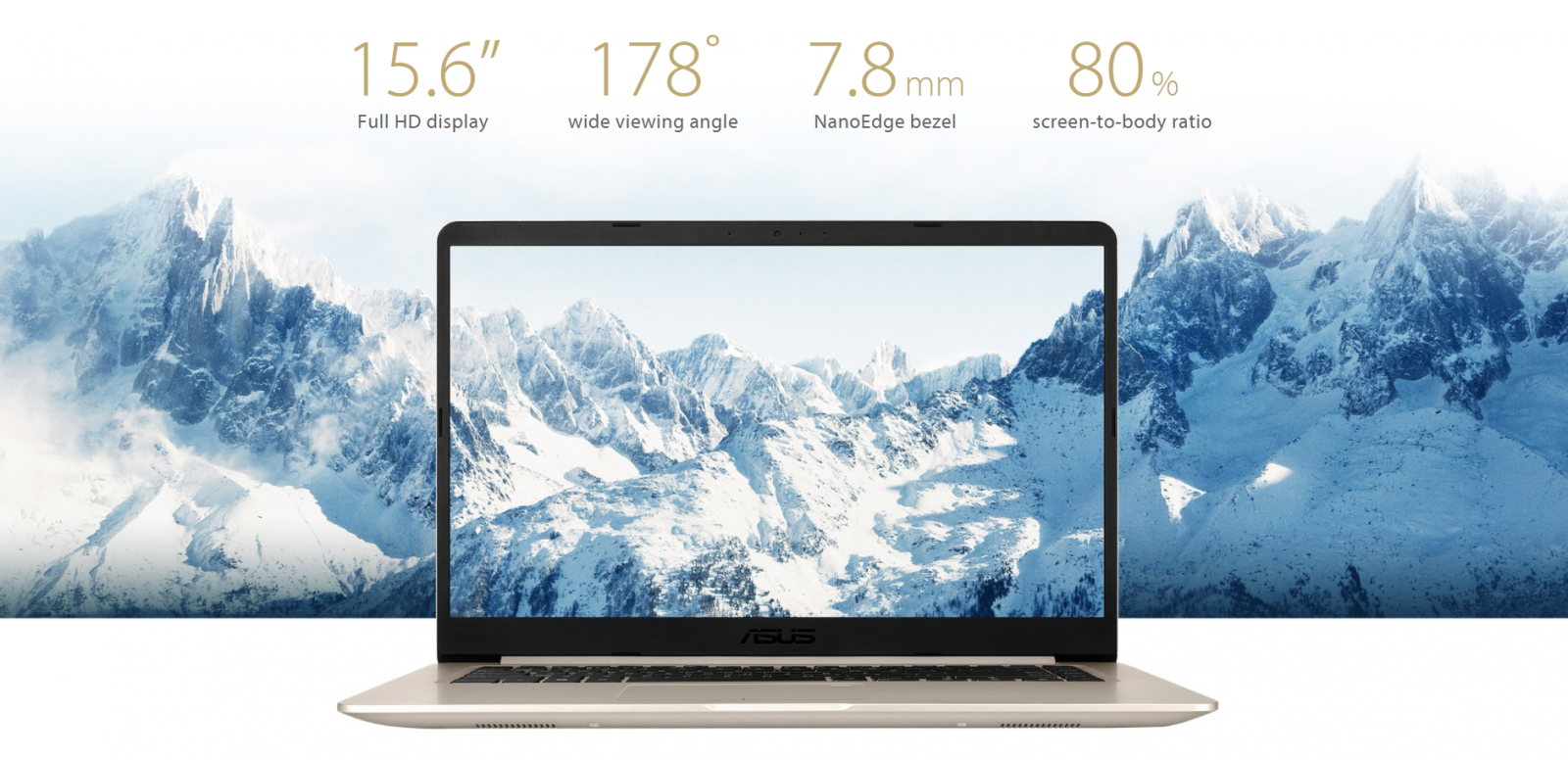матовый качественный экран ASUS S510UQ