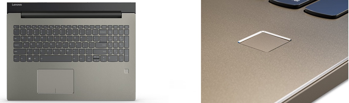 качесветная клавиатура и сканер отпечатка пальца Lenovo IdeaPad 520-15