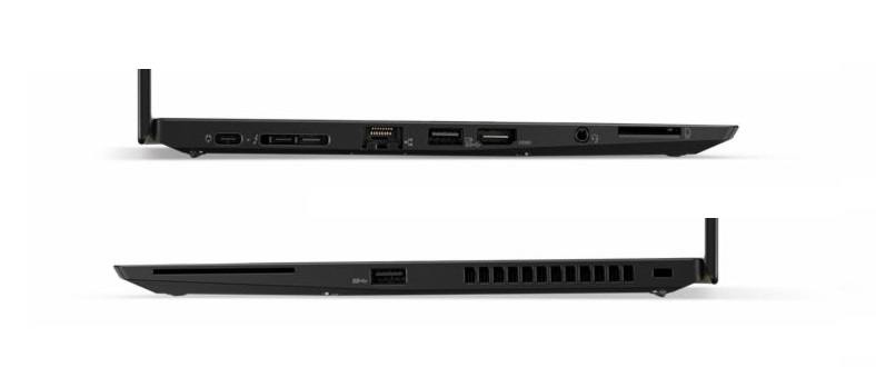 ThinkPad T480s доступные порты и разъёмы LTE связь