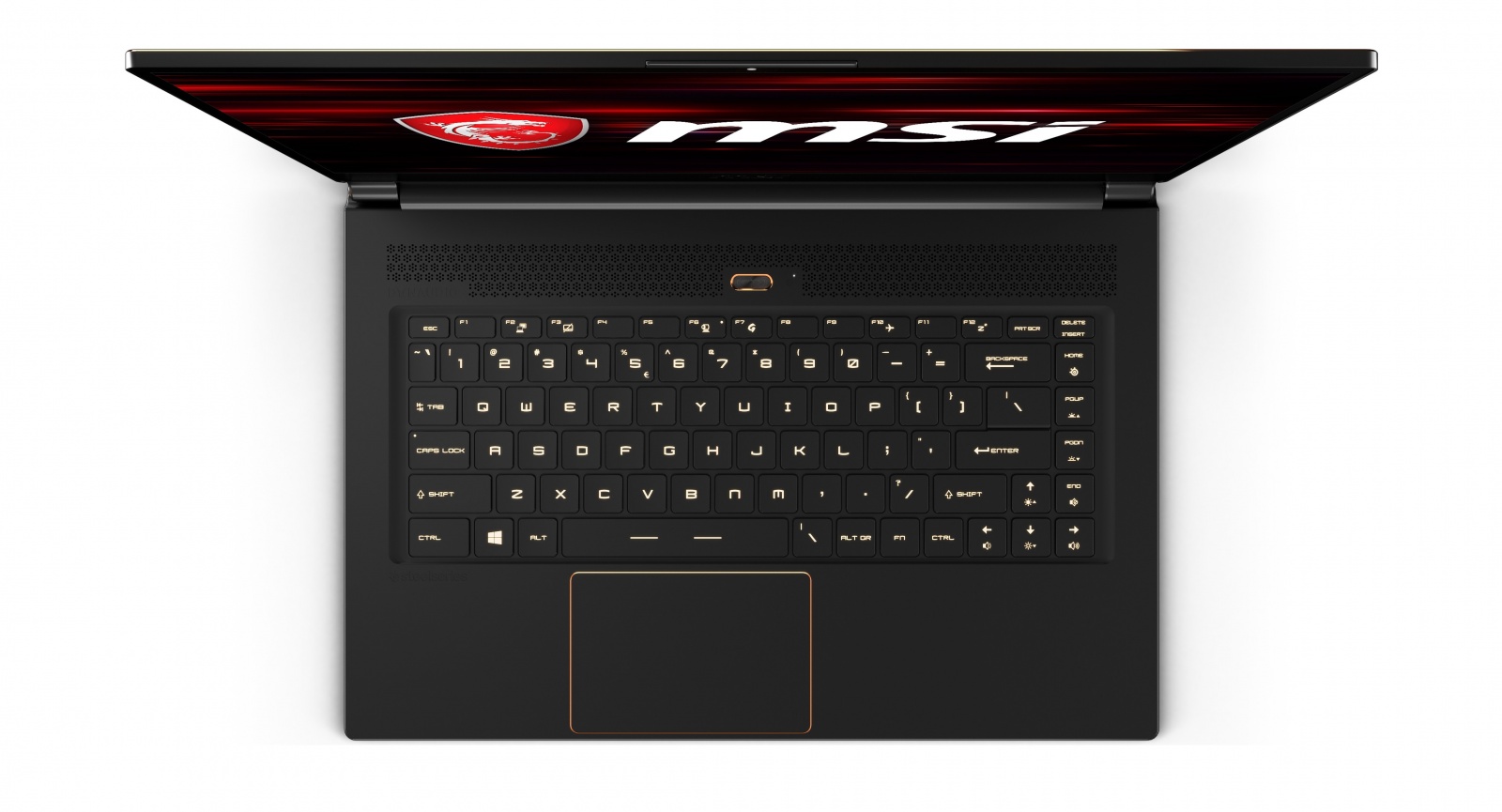 полно размерная клавиатура у MSI GS65 STEALTH THIN ноутбука