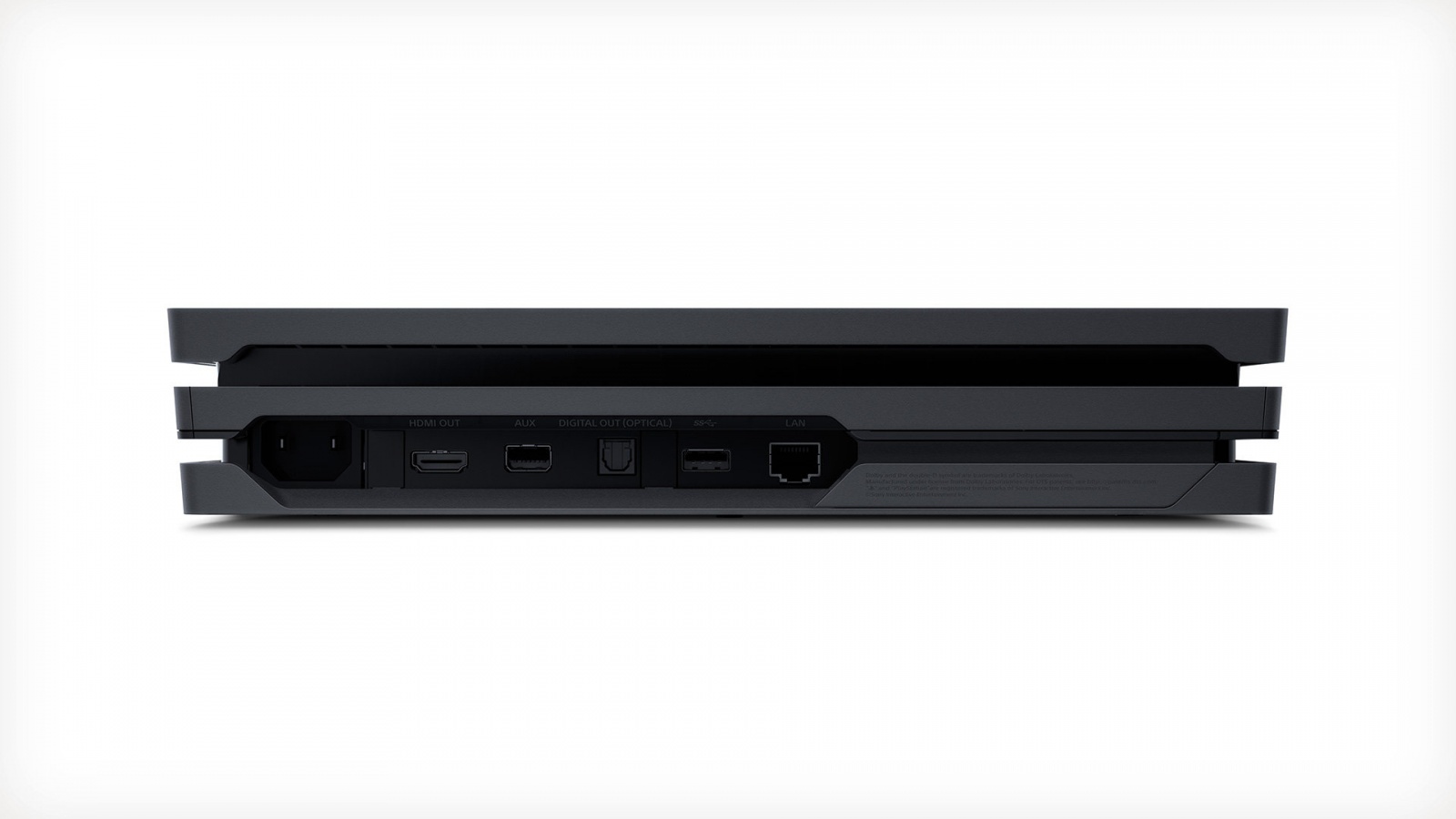 Sony PlayStation 4 Pro приставка имеет порты usb и hdmi для различных целей