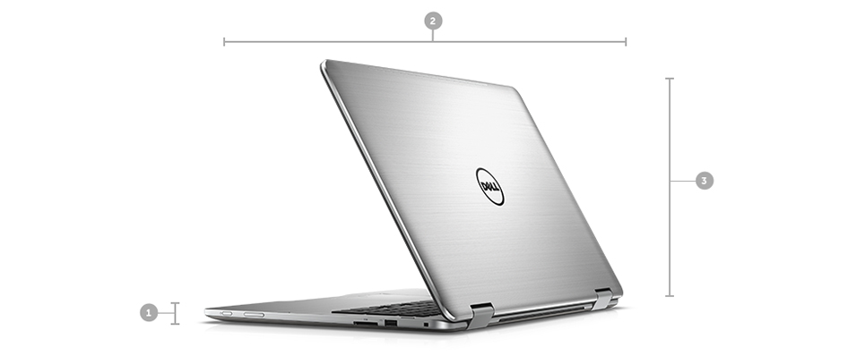 Ноутбук Dell Inspiron 17 7778 размеры