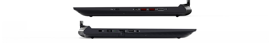  порты и разъёмы в обзор ноутбука Lenovo Y720