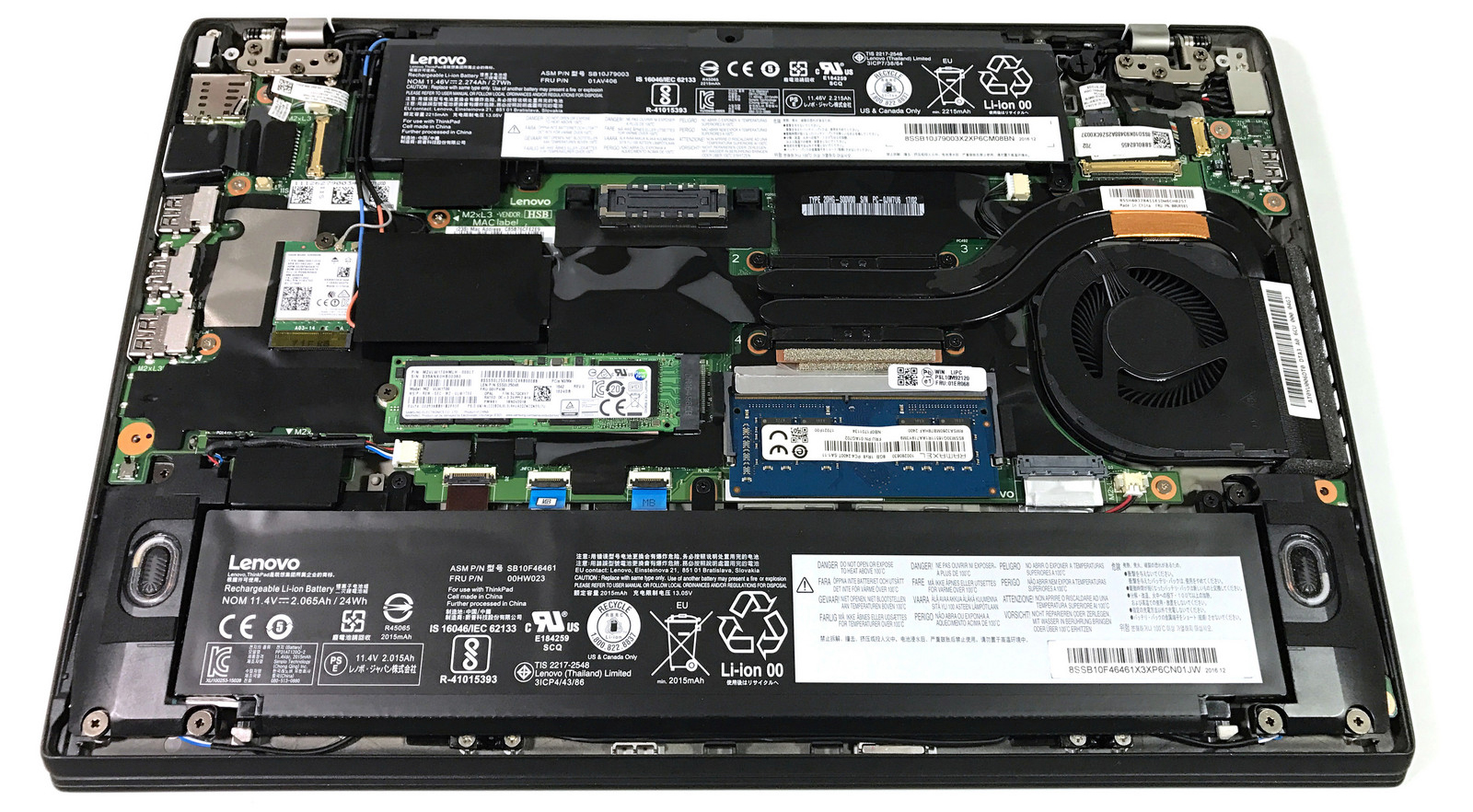 ноутбук Lenovo T470s разборка