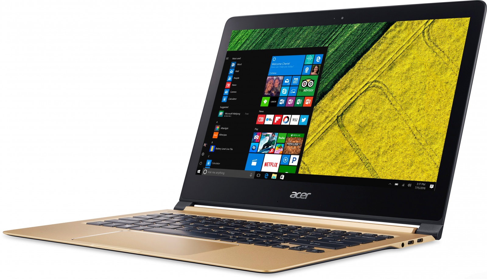 ноутбук Acer Swift 7 внешний вид