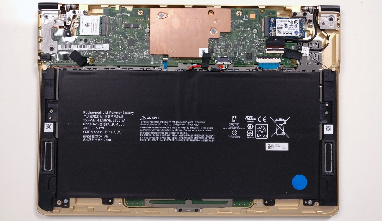 ноутбука Acer Swift 7 разборка