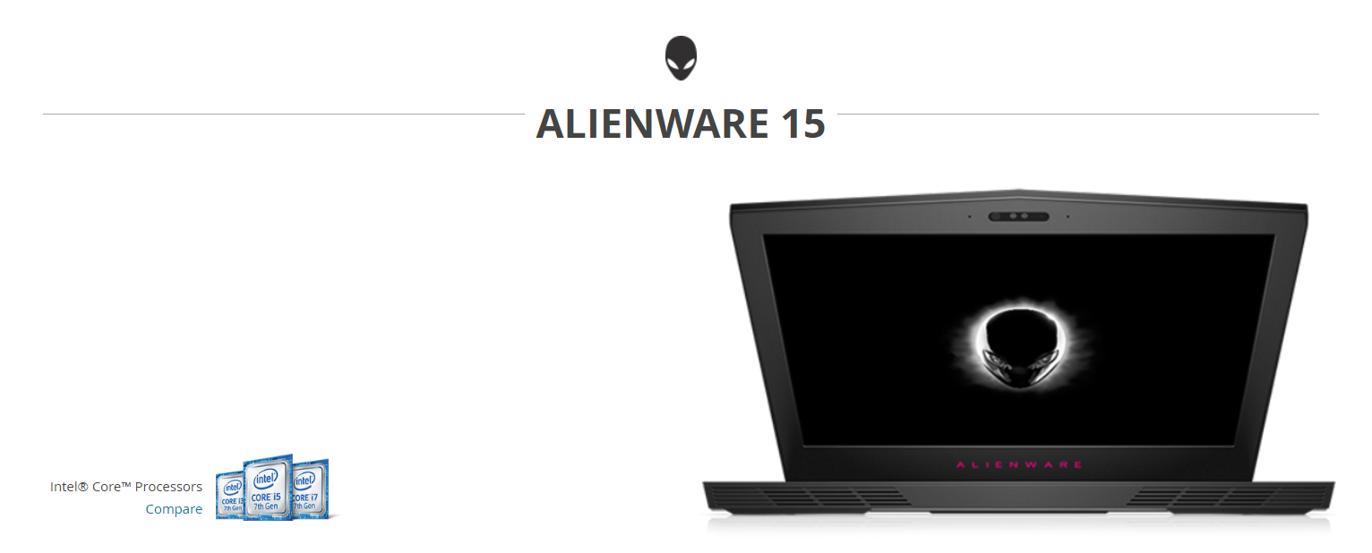 самые мощные процессоры и видеокарты у нового ноутбука Dell Alienware 15 R3