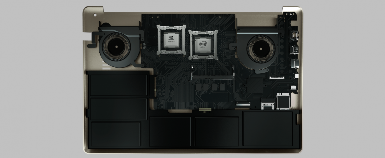 ASUS 15 N580VD без задней крышки ASUS 15 N580VD без задней крышки