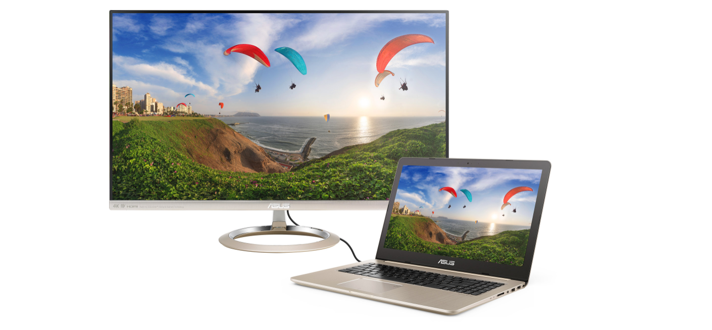 взаимодействие с монитором VivoBook Pro 15 N580VD