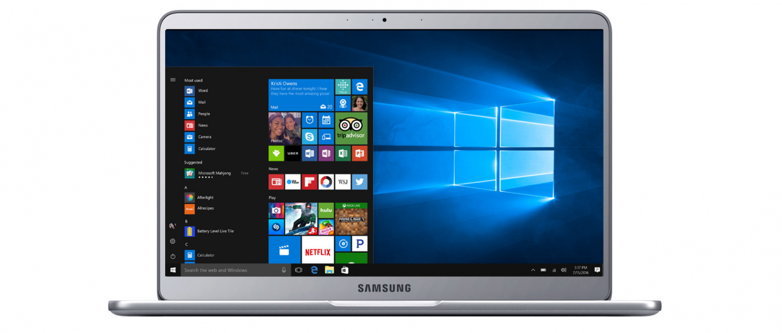 миниатюрный ноутбук Samsung Notebook 9