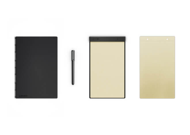 планшета Lenovo Yoga Book  с блокнотом с ручкой