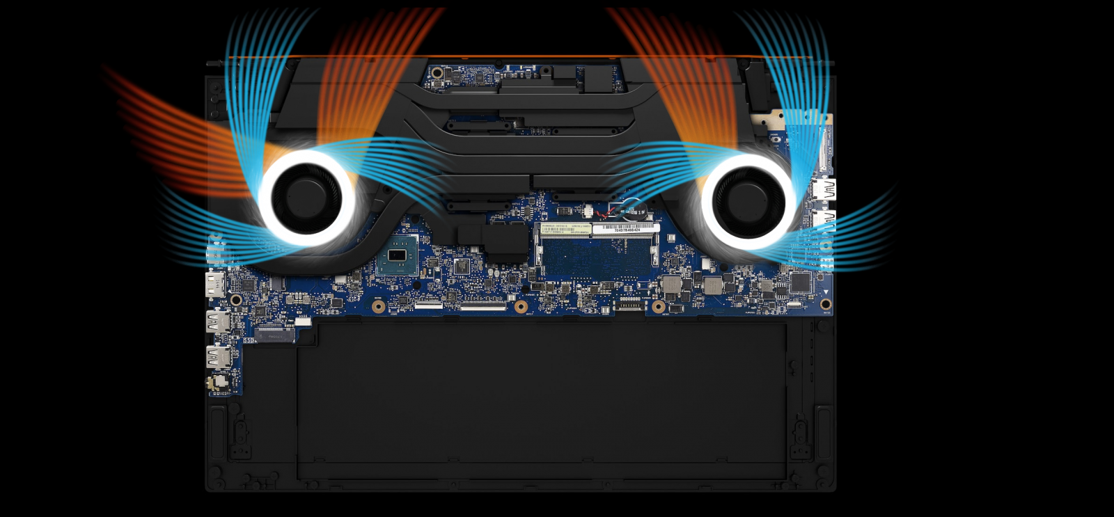 превосходная и бесшумная система охлаждения ASUS GX501 
