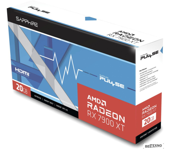             Видеокарта Sapphire Pulse Radeon RX 7900 XT 11323-02-20G        