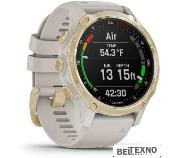             Профессиональные умные часы Garmin Descent Mk2s (светло-золотистый/светло-песочный)        
