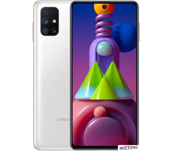             Смартфон Samsung Galaxy M51 SM-M515F/DSN 6GB/128GB (белый)        