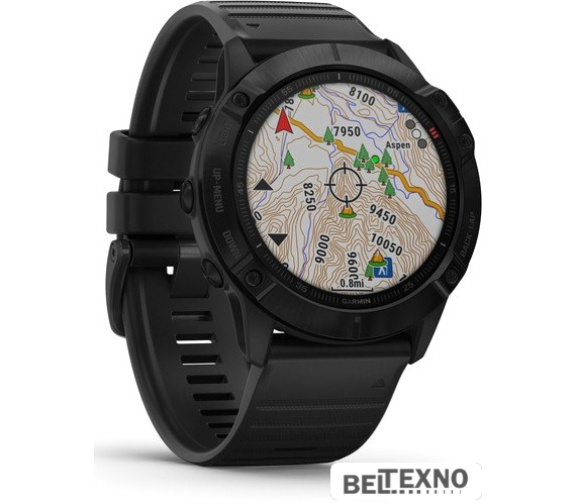             Умные часы Garmin Fenix 6X Pro (серый DLC/черный)        