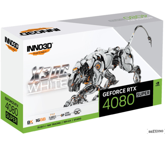             Видеокарта Inno3D GeForce RTX 4080 Super X3 OC White N408S3-166XX-18703259        