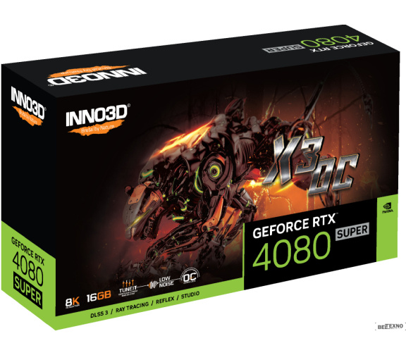             Видеокарта Inno3D GeForce RTX 4080 Super X3 OC N408S3-166XX-187049N        