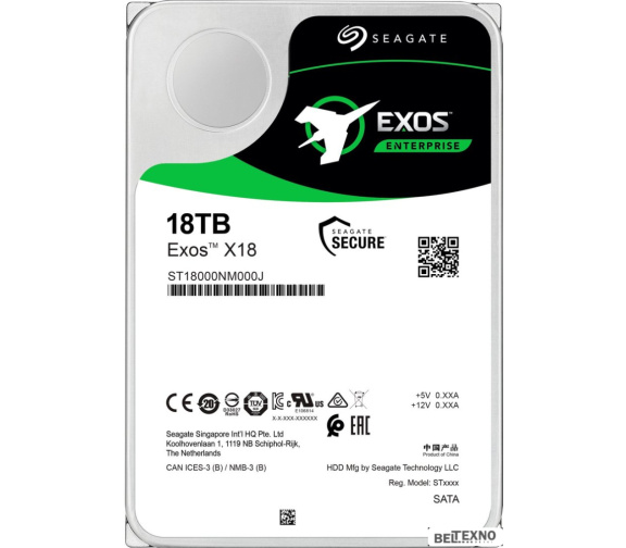       Жесткий диск Seagate Exos X18 18TB ST18000NM000J    