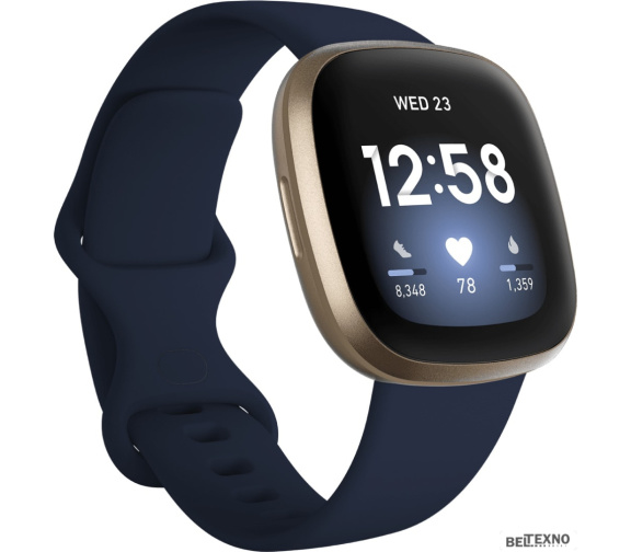             Умные часы Fitbit Versa 3 (золотистый/темно-синий)        