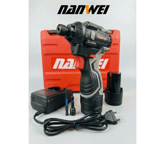 Аккумуляторный ударный винтоверт импакт NANWEI S5160 160 Нм 16 В