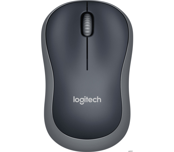             Мышь Logitech M185 (черный/серый)        