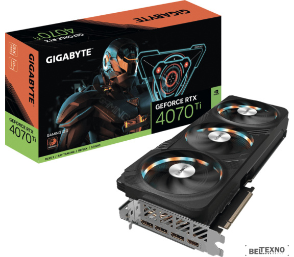             Видеокарта Gigabyte GeForce RTX 4070 Ti Gaming 12G GV-N407TGAMING-12GD        
