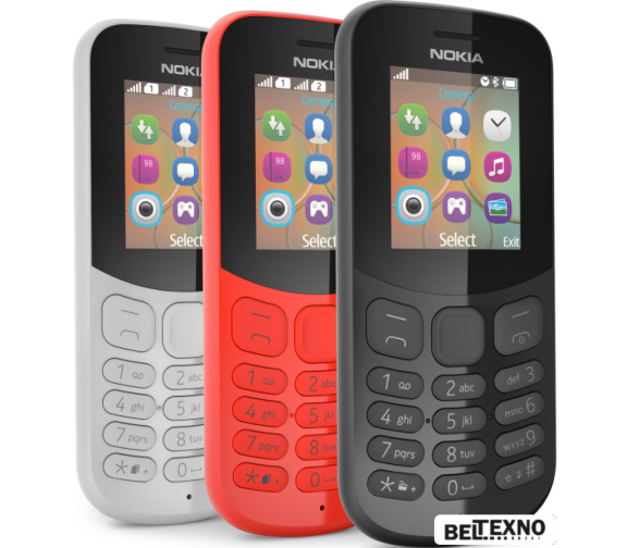             Мобильный телефон Nokia 130 Dual SIM (2017) (серый)        