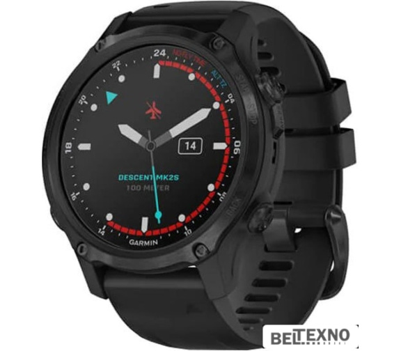             Профессиональные умные часы Garmin Descent Mk2s (карбон-серый DLC/черный)        