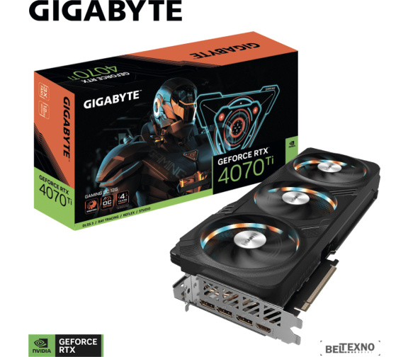            Видеокарта Gigabyte GeForce RTX 4070 Ti Gaming OC 12G GV-N407TGAMING OC-12GD        