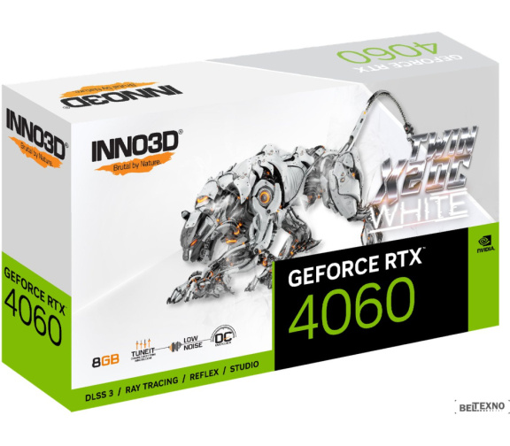             Видеокарта Inno3D GeForce RTX 4060 Twin X2 OC White N40602-08D6X-173051W        