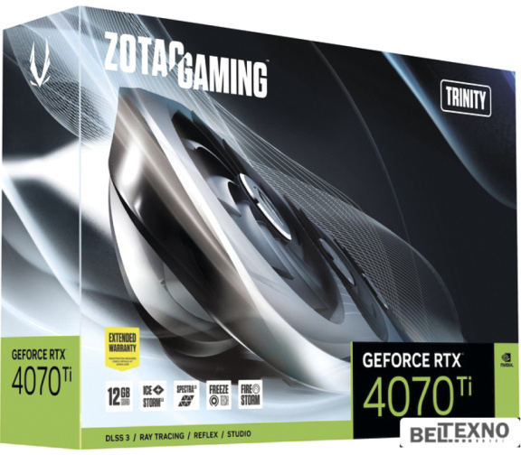             Видеокарта ZOTAC Gaming GeForce RTX 4070 Ti Trinity ZT-D40710D-10P        