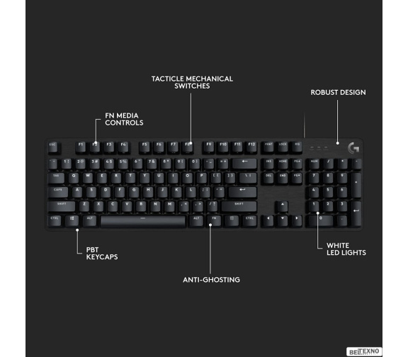            Клавиатура Logitech G412 SE (нет кириллицы)        