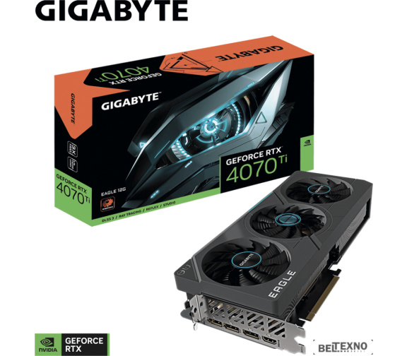             Видеокарта Gigabyte GeForce RTX 4070 Ti Eagle 12G GV-N407TEAGLE-12GD        