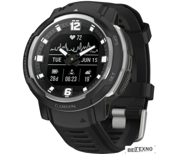             Умные часы Garmin Instinct Crossover 45 мм (черный)        