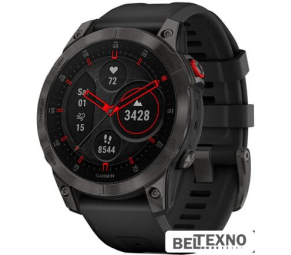       Умные часы Garmin Epix Sapphire Gen 2 (черный титан/черный)    