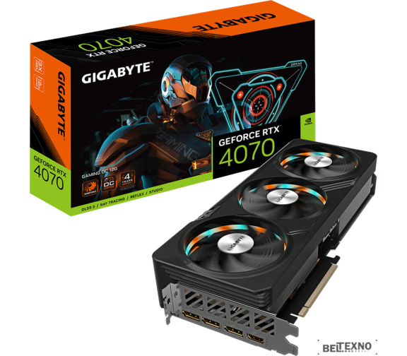             Видеокарта Gigabyte GeForce RTX­­ 4070 Gaming OC 12G GV-N4070GAMING OC-12GD        