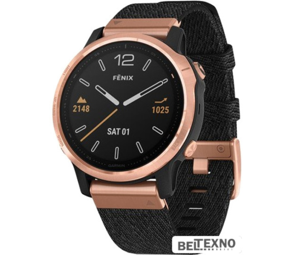            Умные часы Garmin Fenix 6s Sapphire (розовое золото/черный)        