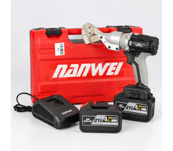 Аккумуляторные ножницы по металлу NANWEI AB5045F модель C за 490 руб
