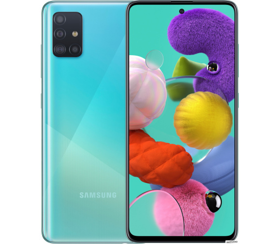             Смартфон Samsung Galaxy A51 SM-A515F/DS 4GB/64GB (голубой)        