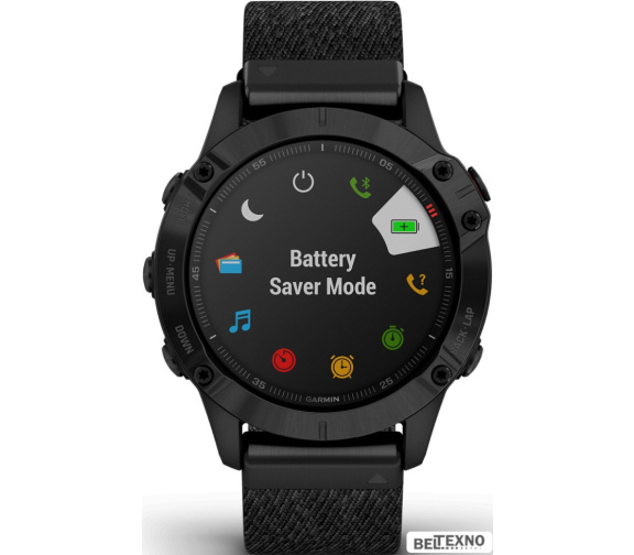             Умные часы Garmin Fenix 6 Sapphire (черный DLC)        