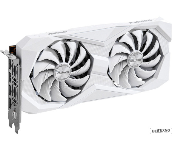  Видеокарта ASRock Radeon RX 6600 Challenger White 8GB RX6600 CLW 8G 