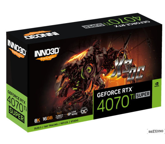             Видеокарта Inno3D GeForce RTX 4070 Ti Super X3 OC N407TS3-166XX-186158N        